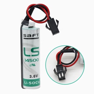 SaFT LS14500 แบตเตอรี่ลิเธียม 3.6V PLC ควบคุมอุตสาหกรรมแบตเตอรี่ลิเธียมเต็ม