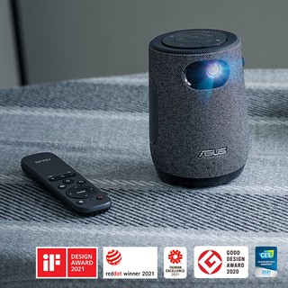 ASUS ZenBeam Latte L1 Portable LED Projector with Harman Kardon Speaker, 300 Lumens, 720p, Wifi, Bluetooth