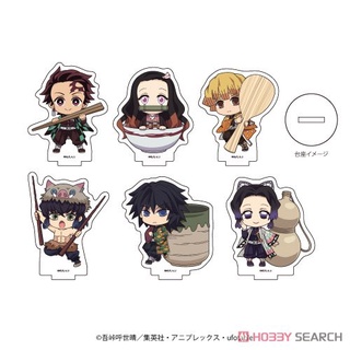 Kimetsu no Yaiba Photo Chara Oshokuji Series Acrylic Petit Stand สแตนดี้ดาบพิฆาตอสูร ของแท้จากญี่ปุ่น