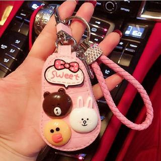 เคสหนังใส่กุญแจรถยนต์ รูปการ์ตูน