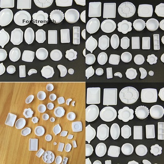 For ชุดจานอาหารจิ๋ว แบบพลาสติก สําหรับบ้านตุ๊กตา 33 ชิ้น