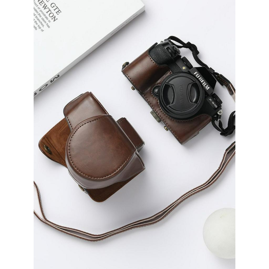 กระเป๋ากล้อง Fuji XT5 XS10 XA5 XA7 XT4 XT20 XT30 รุ่นที่สอง XS20 Micro Single Protective Leather Cas