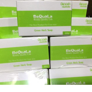 BeQuala Green Herb สบู่บีควอล่า สบู่หน้าใส (60กรัม)