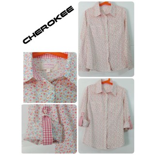 เสื้อเชิ้ตผ้าป่านCHEROKEE