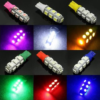 PTSM_2Pcs 12V T10 13-LED 5050 SMD Car Light 194 168 192 W5W Wedge External Lamp Bulbs