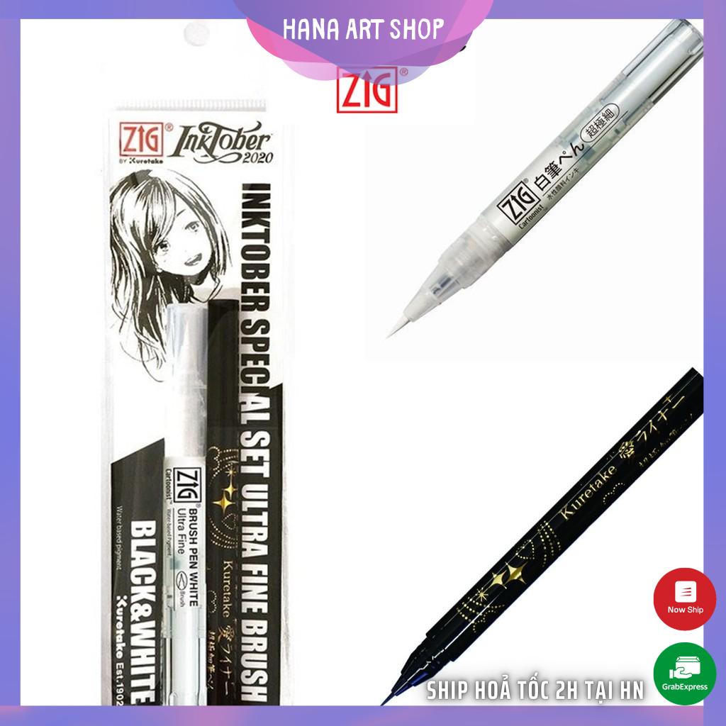 Inktober Special Set Ultra Fine Brush - ZIG Kuretake