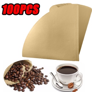 กระดาษกรองกาแฟดริป V60 กรองกาแฟ ดริปกาแฟ กระดาษกรองกาแฟ vietnam coffee filter paper เยื่อไม้ธรรมชาติ สําหรับเครื่องชงกาแฟมอคค่าพอต 100 ชิ้น