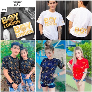 BOY LONDON ✈ เสื้อยืด-บอยลอนดอน  Cotton100% (Boy#03-06)