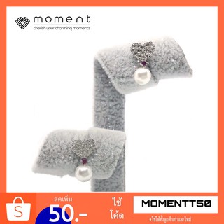 Moment ต่างหู C0021-S ก้านเงินแท้ 92.5% Nickle Free