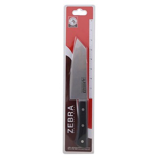 🔥สินค้าขายดี!! หัวม้าลาย เชฟ มีดหั่นปลายเฉียง ขนาด 6.5 นิ้ว Zebra Chef Knife Size 6.5 IN.