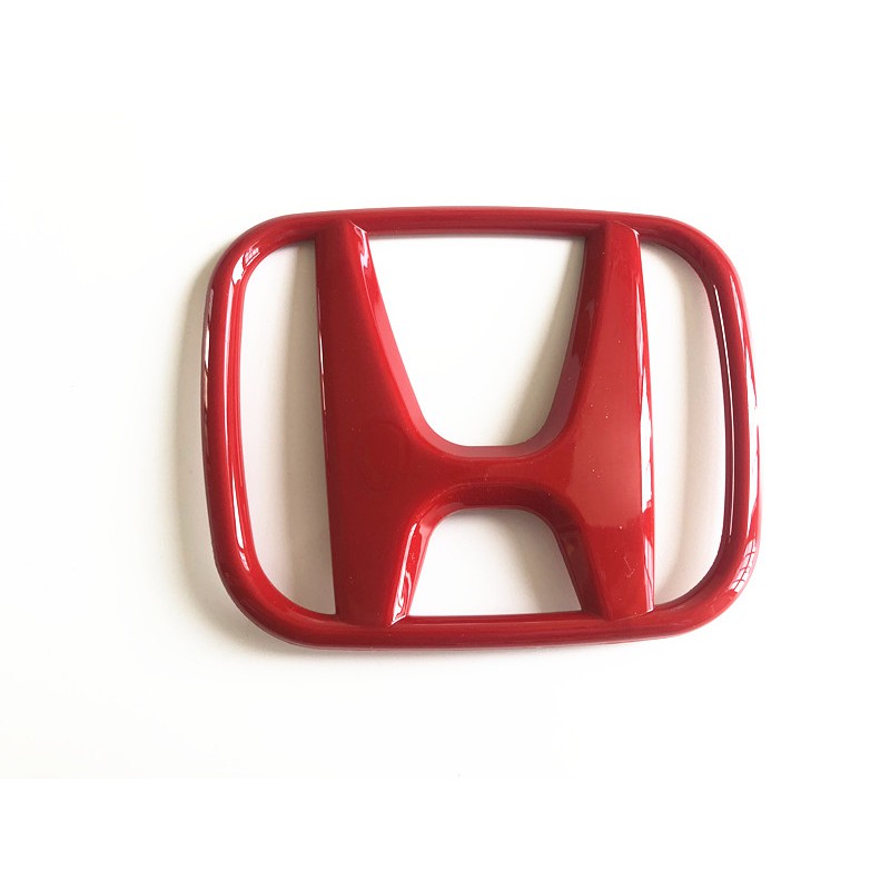 1 ชิ้น honda jazz/city/hrv/civic/brv/glossy red h โลโก้/สัญลักษณ์ (ด้านหน้าและด้านหลัง)
