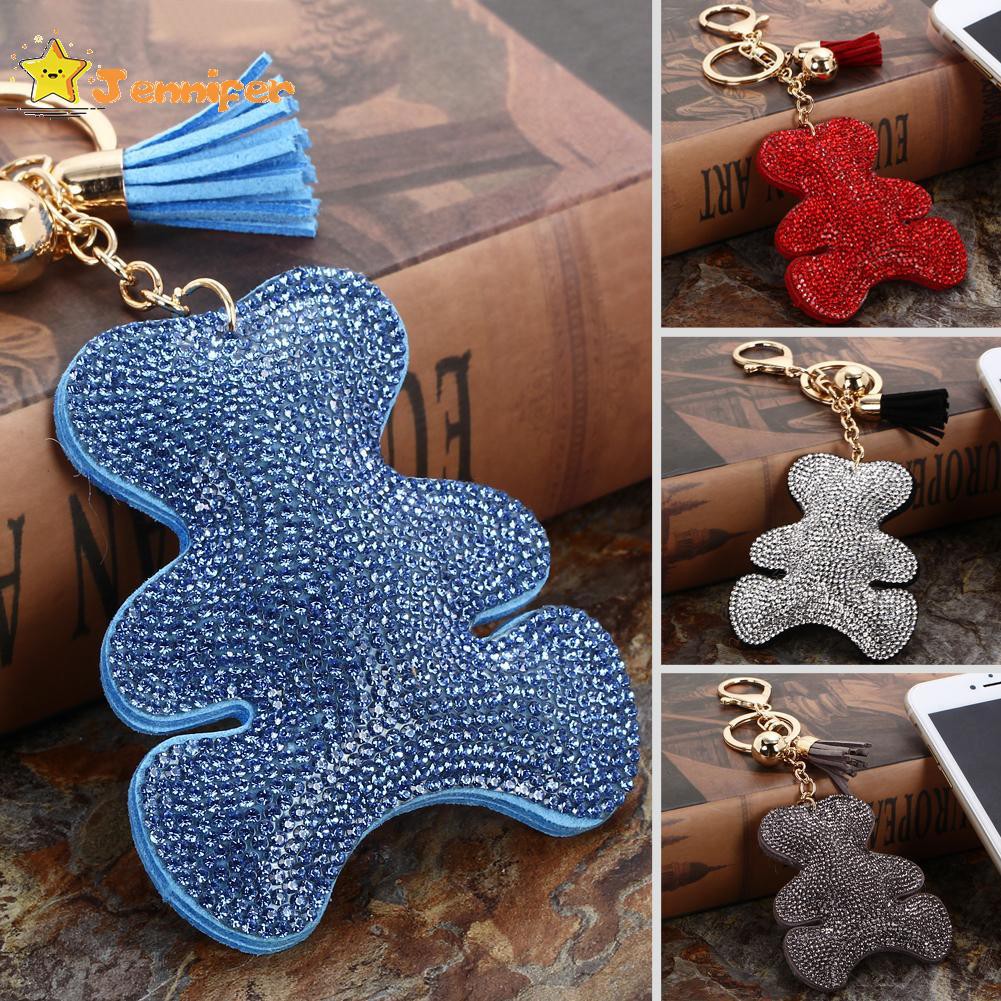 Mini Cooper Style Car Key Chain Gift Blue Red Black Rhinestone Detail Christmas - Foto 4