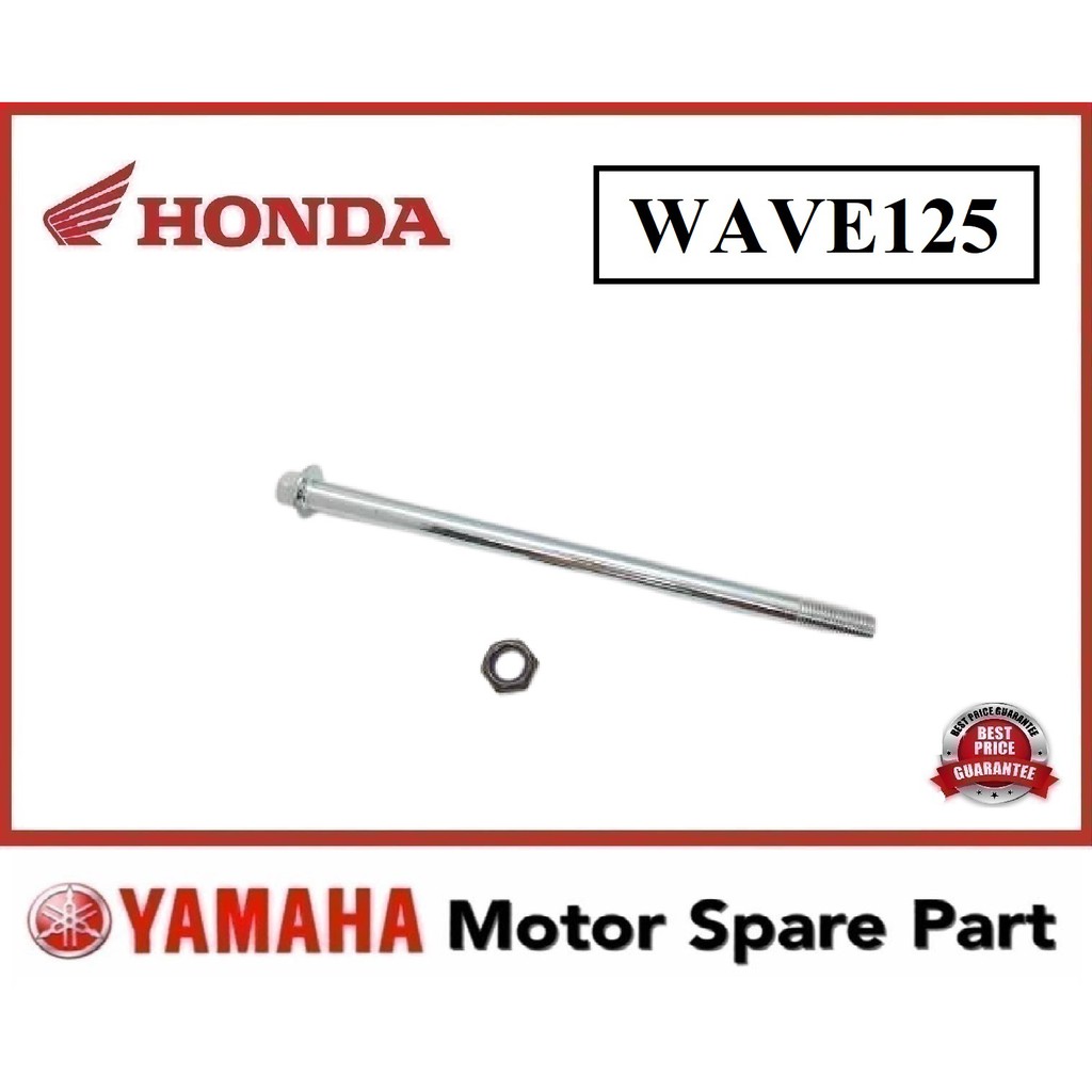 HONDA WAVE125 REAR WHEEL SHAFT 0 BELAKANG TAYAR SUB TAYA TYRE WAVE-125 WAVE 125 WAVE125 W125 HONDA