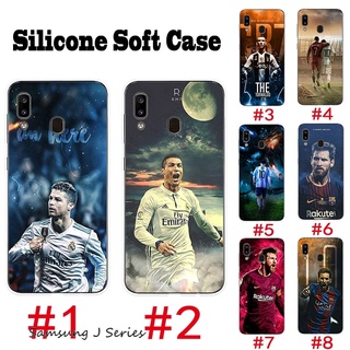 เคสโทรศัพท์มือถือเคสโทรศัพท์มือถือพิมพ์ลาย Messi สําหรับ Samsung A 10 A 20 A 30 A 40 A 50 A 70 A 80