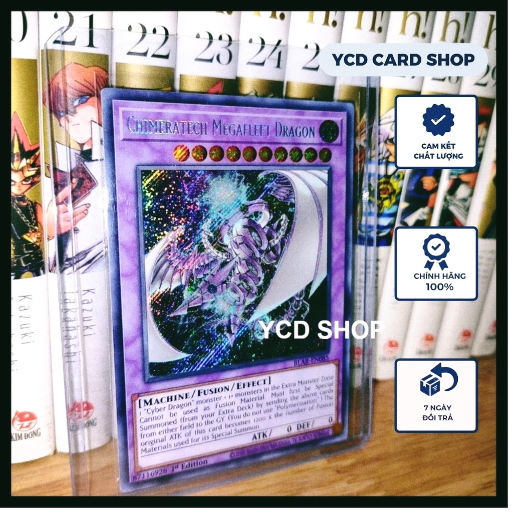 การ์ด yugioh ของแท้ Chimeratech Megafleet Dragon – Secret Rare