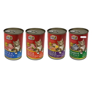 อาหารแมว Pet8 Canned Food 6x400 G สำหรับแมวอายุ 6 เดือนขึ้นไป