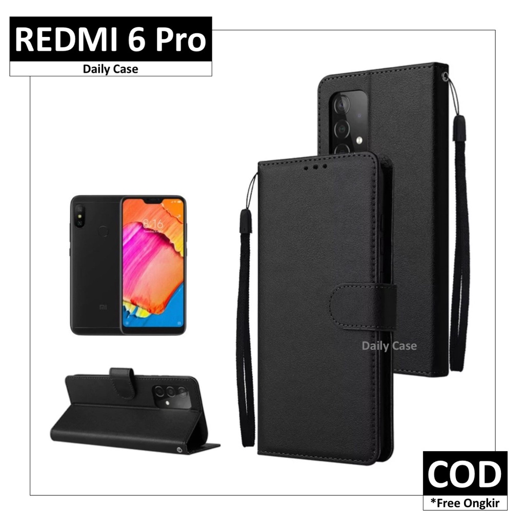 เคสโทรศัพท์มือถือ แบบฝาพับ สําหรับ XIAOMI REDMI 6 Pro