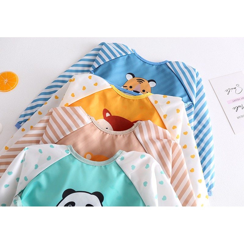 พร้อมส่ง Dokis เสื้อกันเปื้อนกันน้ำ เสื้อกันเปื้อนเด็ก คุณภาพดี - รูปที่ 6