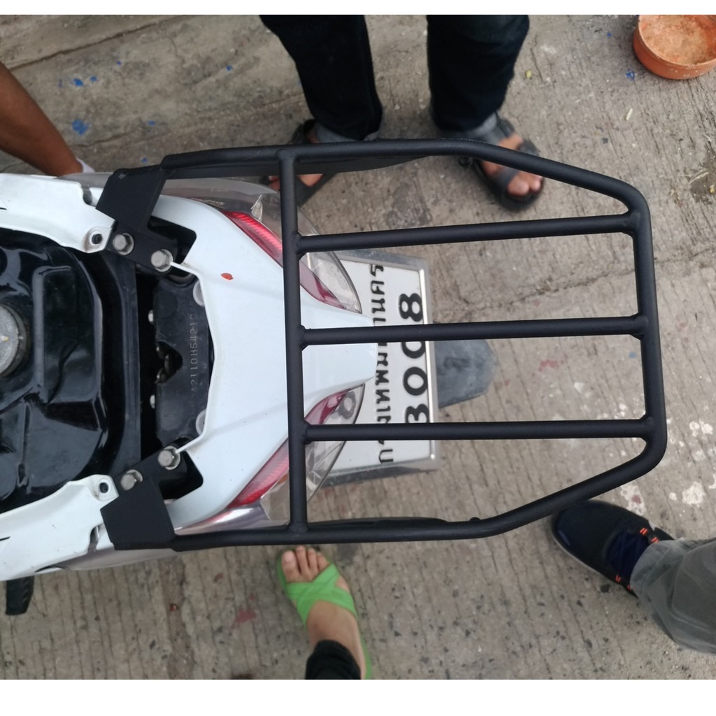 แร็ค/ตะแกรงท้าย Honda WAVE 125i  (2012 – 2025) Luggage Rack สีดำ ราคา ถูกที่สุด ดีลบีเคเค แกลเลอรีภาพที่ 6