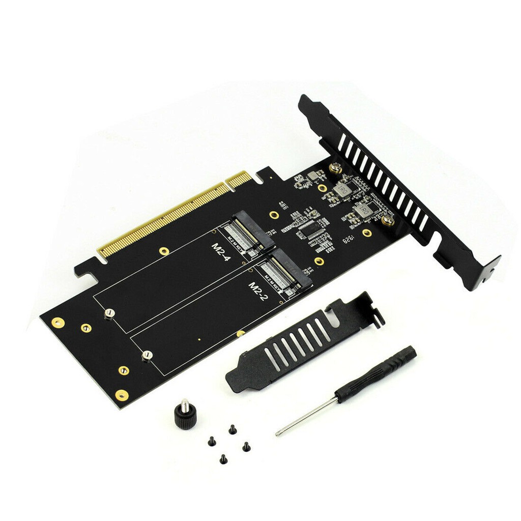 (4xNVME RAID CARD)JEYI iHyper-Pro M.2 X16 TO 4X NVME PCIE3.0 GEN3 X16 TO  4XNVME RAID CARD PCI-E VROC CARD RAID M.2X16 M2