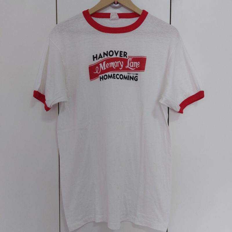 เสื้อยืด PENMANS HANOVER Memmory Lane HOMECOMING JULY 1-5 1981 ผ้าบาง มือสอง (LV1)