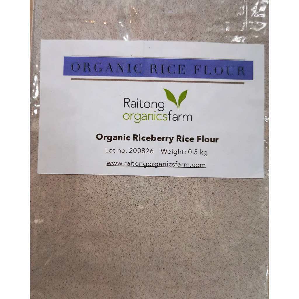 Gluten-free Organic Riceberry Rice Flour (1kg)
