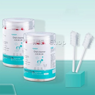 ผ้าก๊อซเช็ดทำความสะอาดช่องปากเด็กแบบแท่งใช้แล้วทิ้ง  1 กล่องมี 30 ชิ้น Baby mouth cleaner