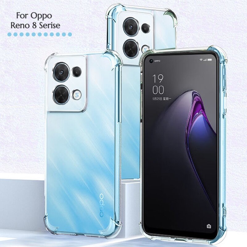 ส่งจากไทย เคสOppo Reno 8 Pro 5G Reno8Z 5G Reno8Pro 5G เคสโทรศัพท์ ซิลิโคนนิ่ม เคสใส เคสกันกระแทก เคสต้านเชื้อแบคทีเรีย