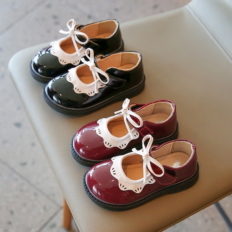 (PL-189) รองเท้าเด็ก รองเท้าคัชชูเด็ก พร้อมส่งในไทย