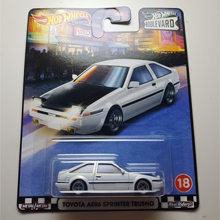 hotwheels Boulevard Toyota AE86 Sprinter Trueno