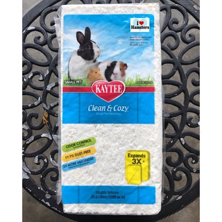 Kaytee clean&amp;cozy 750-1500CU เคธี่รองกรงสัตว์เลี้ยง ที่ปูกรง เยื่อกระดาษรองกรงสำหรับสัตว์เลี้ยง