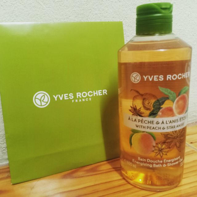 อีฟ โรเช Yves Rocher Energizing Peach Star Anise Shower Gel 400 ml