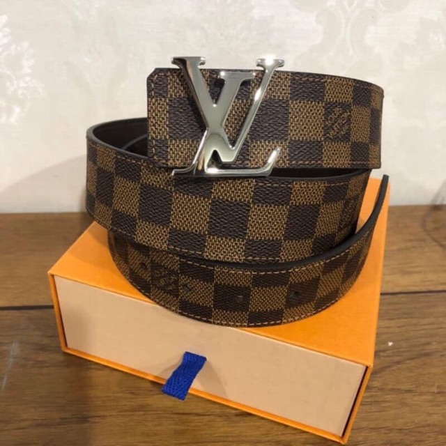 New lv belt damier 4 cm ใส่ได้2ด้าน