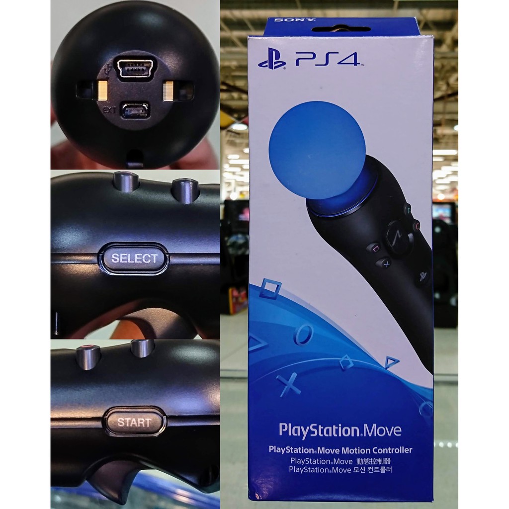 Gen1 PS Move (PS3,PS4) ของแท้ มือ1 จอย PS Move Motion Controller รุ่น Gen1 ใช้ได้กับทั้ง PS3 และ PS4