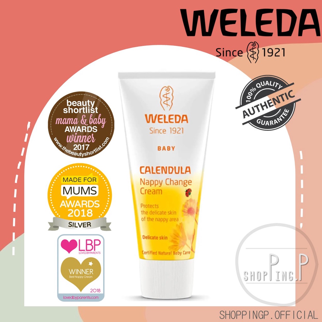 ✳️[แท้ 100%/พร้อมส่ง]✳️ Weleda Baby Calendula Nappy Change Cream