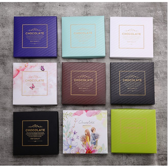 กล่องใส่นามะ(10ชุดกล่อง+ถาด) กล่องใส่ช็อกโกแลต Nama Chocolate Box(ไม่มีขนม)