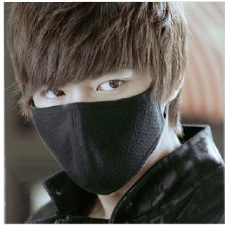 City Hunter หน้ากากผ้าฝ้าย สีดำ ซักได้