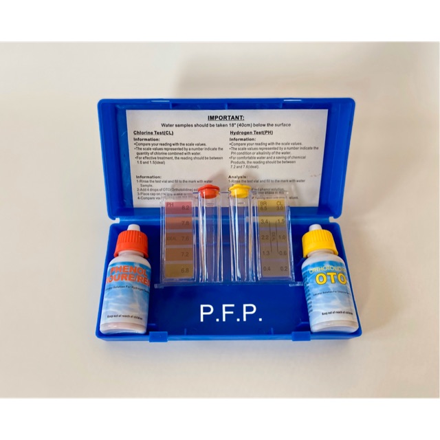 ชุดวัดค่าคลอรีน-ph TEST KIT