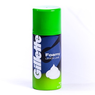 โฟมโกนหนวด Gillete Shaving Foam กลิ่น Lemon lime ขนาด 175 กรัม