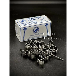 (ยกลัง 50 กล่อง) ตะปูสังกะสี ตะปูตอกสังกะสี ตะปูหมวก ขนาด 1 3/4 x 13 อย่างดี ตรานายช่าง คุ้มค่า ราคาถูก คุณภาพดี
