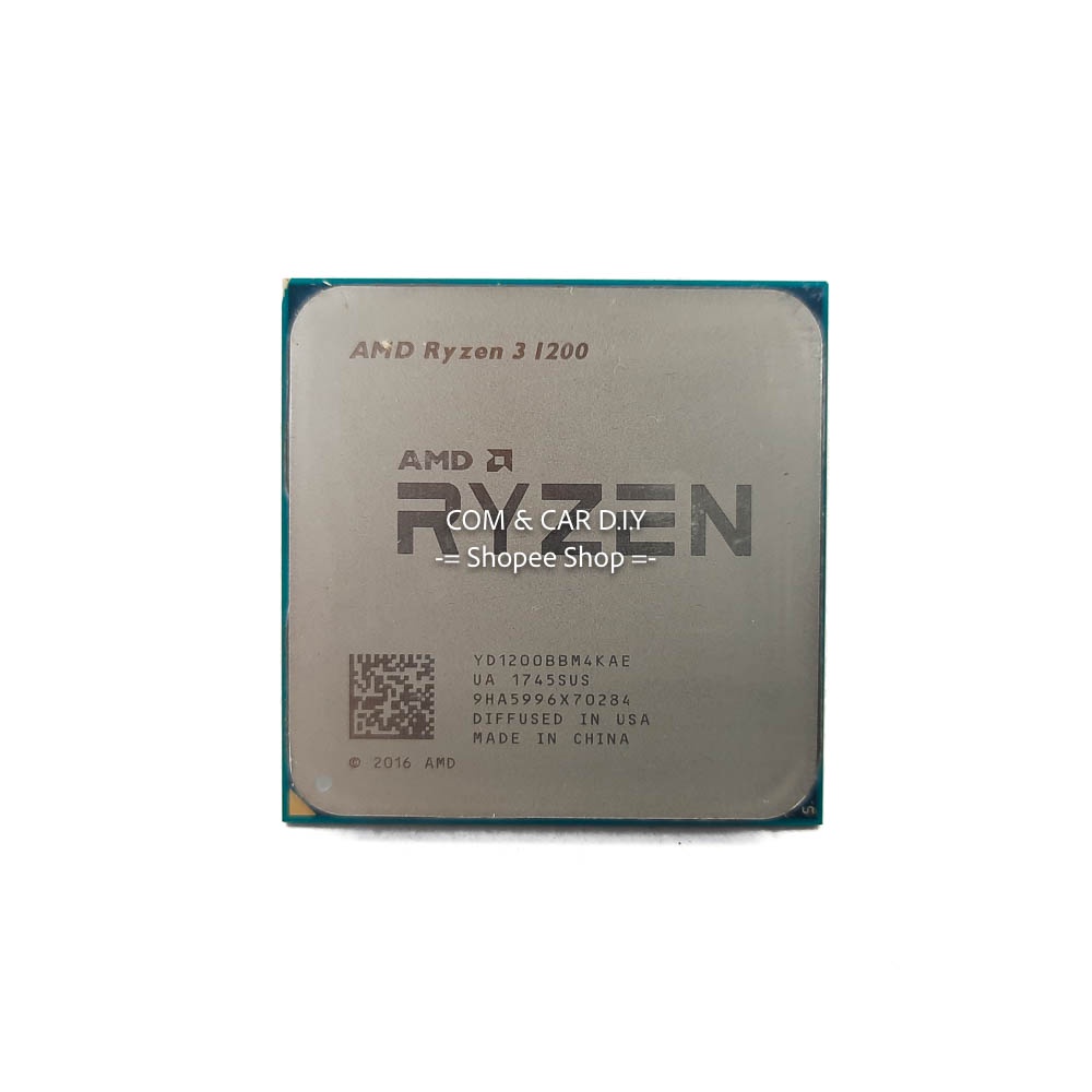 AMD Ryzen 3 1200 4C/4T 3.1Ghz Turbo 3.4Ghz 14nm TDP65W AM4