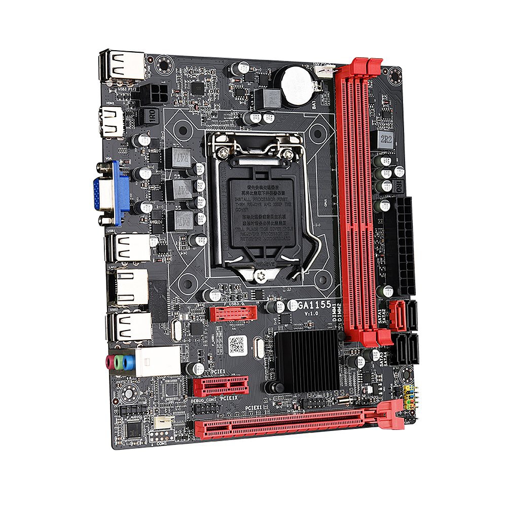 B75M เมนบอร์ดสนับสนุน I3-2100 I3-2120 I3-3240 I5-2400 I5-3450 I5-3470 I7-2600 I7-3770 2/3th Generation LGA1155 CPU fLF8 #8