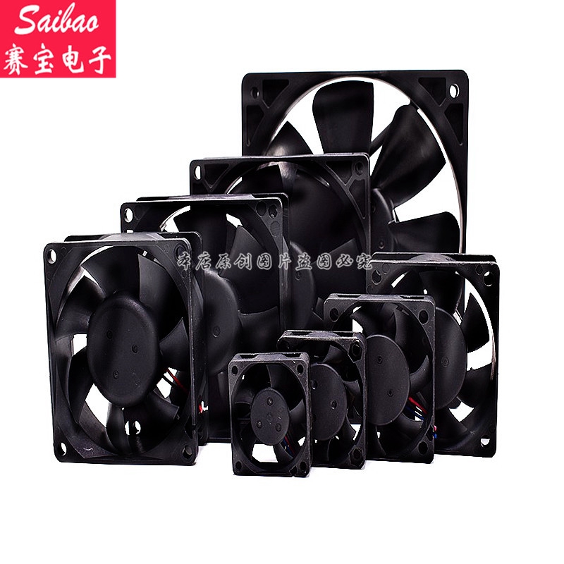 ((ข้อมูลจําเพาะต่างๆ) พัดลมระบายความร้อน CPU คอมพิวเตอร์ ขนาดเล็ก 5V 12V 3 4 5 6 7 8 9 12 ซม. 0.2A