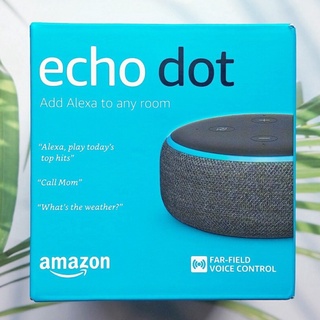 ลำโพงอัจฉริยะ Echo Dot (3rd Gen) Smart speaker with Alexa Charcoal (AMAZON®) เล่นเพลงตามคำสั่งเสียง ควบคุมอุปกรณ์ไฟฟ้า