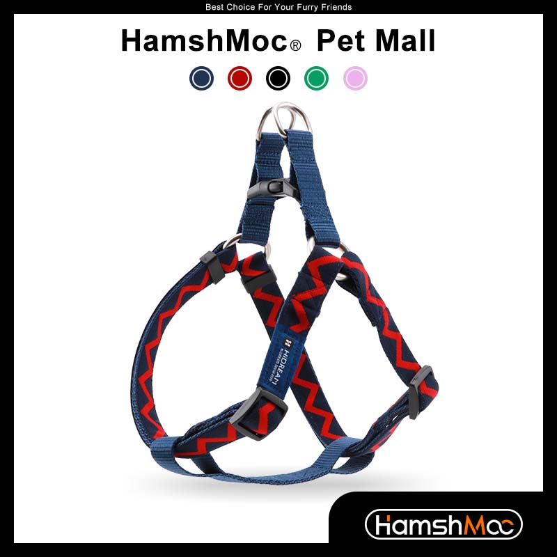 HamshMoc ขั้นตอนในไนลอนสัตว์เลี้ยงสุนัขสายรัดปรับเสื้อกั๊กสุนัขอย่างรวดเร็วพอดีแฟชั่นสายรัดสัตว์เลี้ยงความสะดวกสบายควบคุมสําหรับเดินสุนัขขนาดกลางขนาดเล็ก2