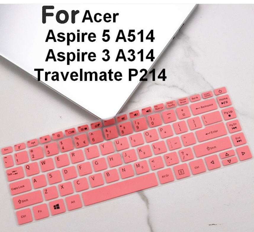 Keyboard Cover Acer Aspire 5 A514 Aspire 3 A314 Travelmate P214 Swift5 SF515 14 Inch Keyboard Protector Soft Silicone Notebook Protective Film Waterproof Dustproof
