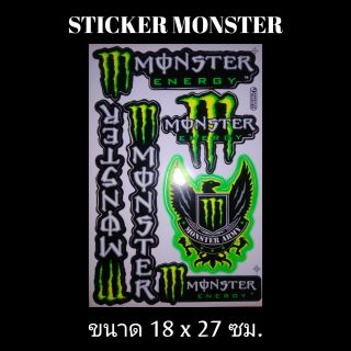 สติ๊กเกอร์ Monster สติ๊กเกอร์มอไซค์ สติ๊กเกอร์แต่งรถ สติ๊กเกอร์รถ สติ๊กเกอร์แต่ง แต่งรถ มอเตอร์ไซค์ MSX บิ๊กไบค์แต่ง