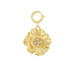 A.CEMI Mayweed Charm จี้เงินแท้ ชุบทอง 18K โรสโกลว์