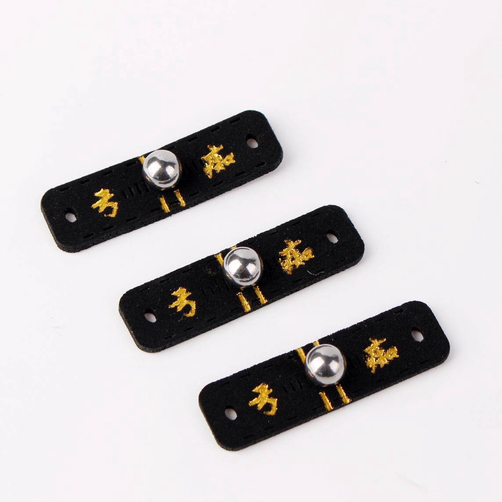 A4 หนังรองมังกรดำ ขนาด 52x15x2.0 mm 1แพ็ค 12ชิ้น