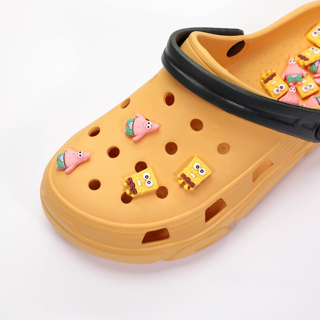 Crocs Jibbitz SpongeBob SquarePants Patrick Star 2.5D DIY กระดุมเสน่ห์รองเท้า